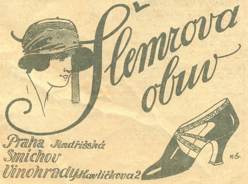 Šlemrova obuv, 1923