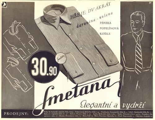 Košile Smetana, 1931