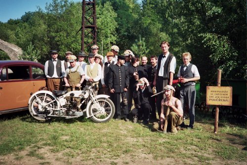 Saroléa 25M. Slavnostní zahájení provozu skanzenu Solvayovy lomy 1. srpna 1998