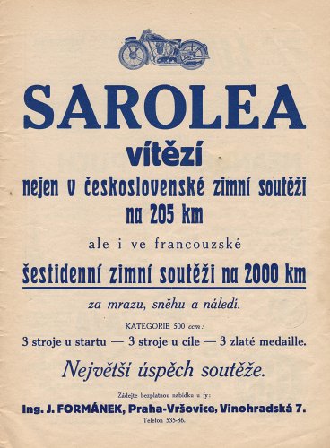 Saroléa vítězí!